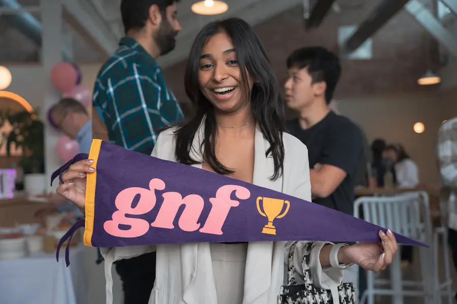 Sansi Bansal at Twin Petrels startup event in Buffalo